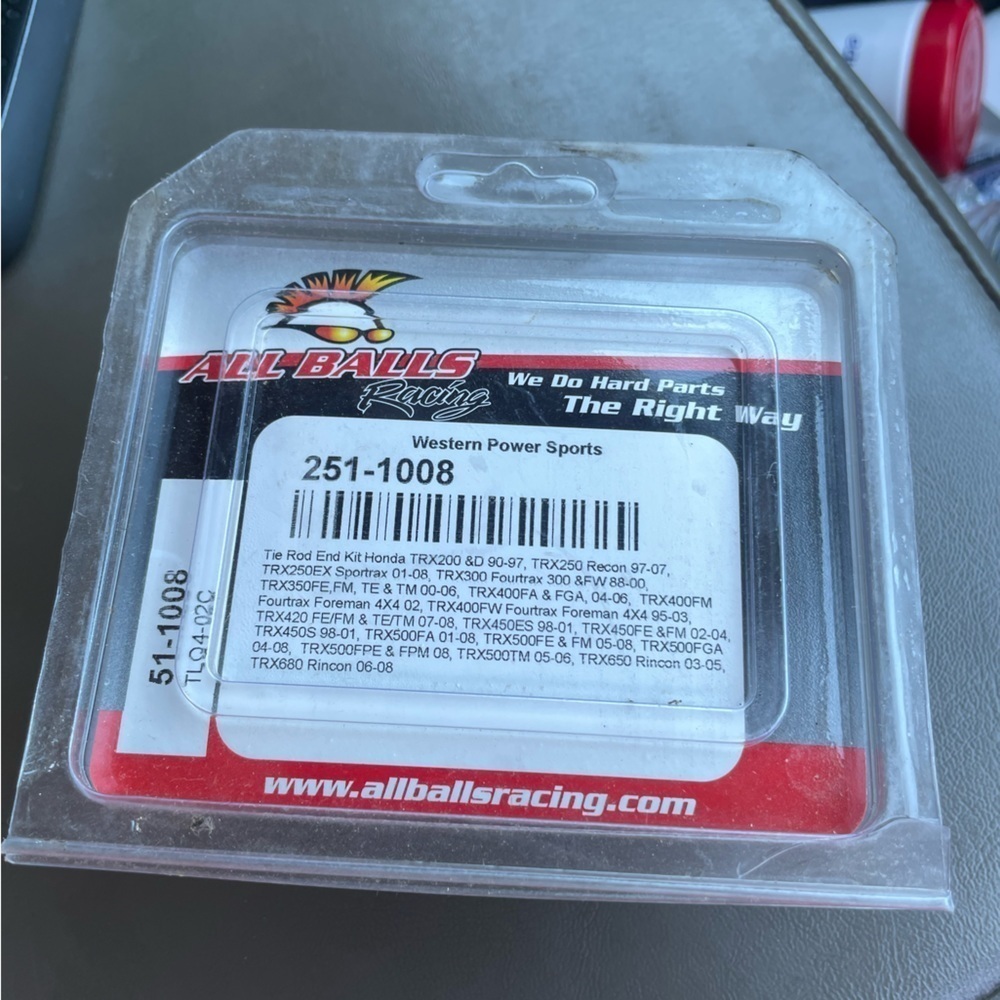 All Balls Racing Western Power Sports Tie Rod End RH 41-1015-1